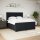 vidaXL Boxspringbett mit Matratze Schwarz 200x200 cm Samt