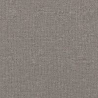 vidaXL Bettgestell Taupe 100x200 cm Stoff