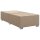 vidaXL Boxspringbett mit Matratze Cappuccino-Braun 80x200cm Kunstleder