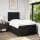 vidaXL Boxspringbett mit Matratze Schwarz 120x200 cm Stoff