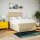 vidaXL Boxspringbett mit Matratze Creme 140x200 cm Stoff