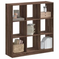 vidaXL B&uuml;cherregal Braun Eichen-Optik 102x32x108 cm Holzwerkstoff