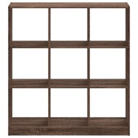 vidaXL B&uuml;cherregal Braun Eichen-Optik 102x32x108 cm Holzwerkstoff