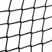 vidaXL Anh&auml;ngernetz mit Gummiseil Schwarz 3,5x2,5 m PP