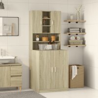 vidaXL Waschmaschinenschrank Sonoma-Eiche 70,5x24x90 cm