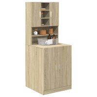 vidaXL Waschmaschinenschrank Sonoma-Eiche 70,5x24x90 cm