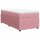 vidaXL Boxspringbett mit Matratze Rosa 80x200 cm Samt