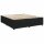 vidaXL Boxspringbett mit Matratze Schwarz 180x200 cm Samt