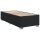 vidaXL Boxspringbett mit Matratze Schwarz 100x200 cm Kunstleder