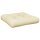 vidaXL Palettenkissen Creme 50x50x12 cm Stoff