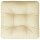 vidaXL Palettenkissen Creme 50x50x12 cm Stoff