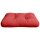 vidaXL Palettenkissen Rot 50x50x12 cm Stoff