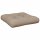 vidaXL Palettenkissen Taupe 50x50x12 cm Stoff