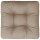 vidaXL Palettenkissen Taupe 50x50x12 cm Stoff