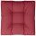 vidaXL Palettenkissen Weinrot 70x70x12 cm Stoff