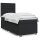 vidaXL Boxspringbett mit Matratze Schwarz 90x200 cm Kunstleder