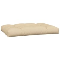 vidaXL Palettenkissen 5-tlg. Beige Stoff