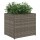 vidaXL Pflanzk&uuml;bel 2 Stk. Grau 36x30x32 cm Poly Rattan