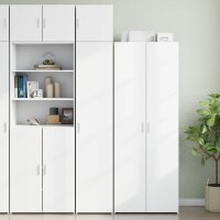 vidaXL Hochschrank Schmal Wei&szlig; 40x42,5x225 cm Holzwerkstoff