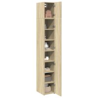 vidaXL Hochschrank Schmal Sonoma-Eiche 30x42,5x225 cm Holzwerkstoff