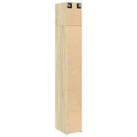 vidaXL Hochschrank Schmal Sonoma-Eiche 30x42,5x225 cm Holzwerkstoff