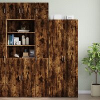 vidaXL Hochschrank Schmal Räuchereiche 30x42,5x225...