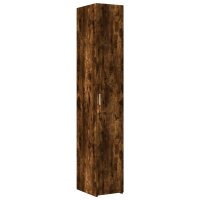 vidaXL Hochschrank Schmal R&auml;uchereiche 30x42,5x225 cm Holzwerkstoff