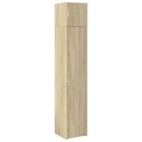 vidaXL Hochschrank Schmal Sonoma-Eiche 40x42,5x225 cm Holzwerkstoff