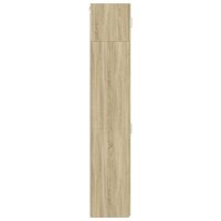 vidaXL Hochschrank Schmal Sonoma-Eiche 45x42,5x225 cm Holzwerkstoff