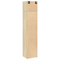 vidaXL Hochschrank Schmal Sonoma-Eiche 45x42,5x225 cm Holzwerkstoff