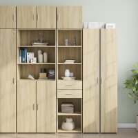 vidaXL Hochschrank Schmal Sonoma-Eiche 45x42,5x225 cm Holzwerkstoff