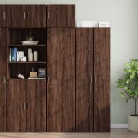 vidaXL Hochschrank Schmal Eichen-Optik 50x42,5x225 cm...