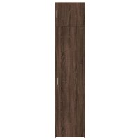 vidaXL Hochschrank Schmal Eichen-Optik 50x42,5x225 cm Holzwerkstoff