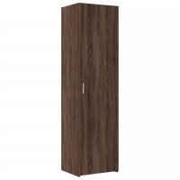 vidaXL Hochschrank Schmal Eichen-Optik 50x42,5x225 cm Holzwerkstoff