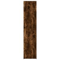 vidaXL Hochschrank Schmal R&auml;uchereiche 50x42,5x225 cm Holzwerkstoff