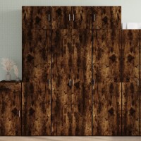 vidaXL Hochschrank Räuchereiche 70x42,5x225 cm...