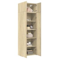 vidaXL Hochschrank Sonoma-Eiche 70x42,5x225 cm Holzwerkstoff