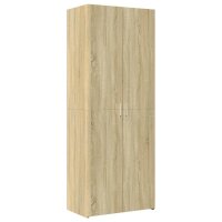 vidaXL Hochschrank Sonoma-Eiche 70x42,5x225 cm Holzwerkstoff