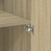 vidaXL Hochschrank Sonoma-Eiche 70x42,5x225 cm Holzwerkstoff