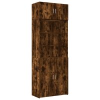 vidaXL Hochschrank R&auml;uchereiche 80x42,5x225 cm Holzwerkstoff