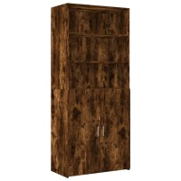 vidaXL Hochschrank R&auml;uchereiche 80x42,5x225 cm Holzwerkstoff