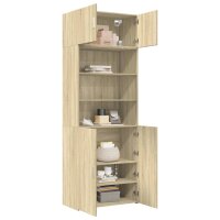 vidaXL Hochschrank Sonoma-Eiche 80x42,5x225 cm Holzwerkstoff