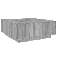 vidaXL Couchtisch Grau Sonoma 100x100x40 cm Holzwerkstoff