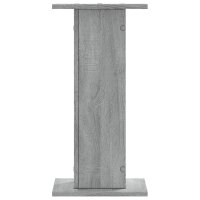 vidaXL Pflanzenst&auml;nder 2 Stk. Grau Sonoma 30x30x60 cm Holzwerkstoff