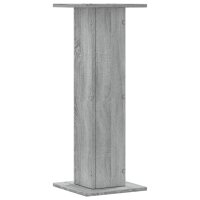 vidaXL Pflanzenst&auml;nder 2 Stk. Grau Sonoma 30x30x80 cm Holzwerkstoff