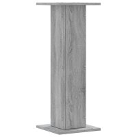 vidaXL Pflanzenst&auml;nder 2 Stk. Grau Sonoma 30x30x80 cm Holzwerkstoff