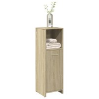 vidaXL Badezimmerschrank Sonoma-Eiche 30x30x95 cm...