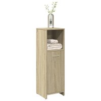 vidaXL Badezimmerschrank Sonoma-Eiche 30x30x95 cm...