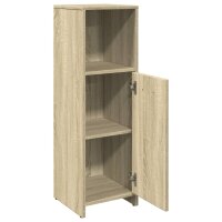 vidaXL Badezimmerschrank Sonoma-Eiche 30x30x95 cm Holzwerkstoff