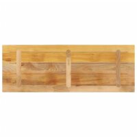 vidaXL Tischplatte 140x60x1,5 cm Rechteckig Raues Massivholz Mango